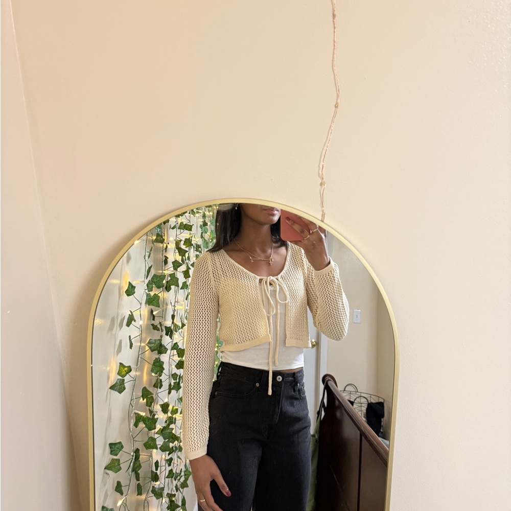 Cream Knit Cardigan
